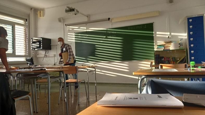 Día de examen PER en el IES Pedralbes